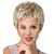 cheap Synthetic Trendy Wigs-Synthetic Wig Curly Wig Blonde Short Silver Women&#039;s Blonde