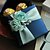 preiswerte Haltergeschenke-Kreisförmig Quadratisch kubisch Kartonpapier Geschenke Halter mit Print Blume Geschenkboxen Geschenk Schachteln - 6