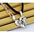 cheap Necklaces-Men&#039;s Women&#039;s Sterling Silver Pendant Necklace - Initial Jewelry Fashion Necklace For Wedding Party Daily Casual