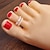 cheap Body Jewelry-Women&#039;s Body Jewelry Toe Rings Imitation Pearl Fashion Jewelry Party