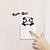 Недорогие Стикеры на стену-Животные Наклейки Простые наклейки Наклейки для выключателя света, ПВХ Украшение дома Наклейка на стену Стена