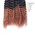 Недорогие Пряди натуральных волос-Бразильские волосы Омбре Кудрявый вьющиеся Кудрявое плетение Наращивание волос 3 предмета Черный с коричневым оттенком