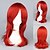 cheap Synthetic Wigs-22Inch Red Anime Cosplay Wigs