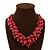 cheap Necklaces-Women&#039;s Beaded / Layered Statement Necklace / Layered Necklace - Pearl, Cubic Zirconia European, Fashion, Cute Green, Blue, Dark Red Necklace For Party, Special Occasion, Birthday / Gemstone