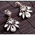 cheap Earrings-Masoo Women&#039;Fashion Popular Crystal Geometric Earrings