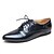 cheap Women&#039;s Oxfords-Women&#039;s Shoes Patent Leather Spring / Summer / Fall Low Heel Lace-up White / Black / Blue