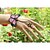 economico Armband-Vintage Gothic Style Lace Butterfly Adjustable Ring Bracelet for Wedding Party Decoration