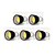 olcso Izzók-LED szpotlámpák 380 lm GU10 MR16 1 LED gyöngyök COB Tompítható Meleg fehér Hideg fehér Természetes fehér 220-240 V 110-130 V / 5 db. / RoHs