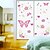 preiswerte Wand-Sticker-Wandaufkleber Wandtattoo, Stil rosa Schmetterling PVC-Wandaufkleber