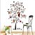 cheap Wall Stickers-Botanical Vintage Wall Stickers Plane Wall Stickers Decorative Wall Stickers Material Removable Home Decoration Wall Decal
