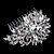 cheap Headpieces-Vintage Wedding Party Bridal Bridesmaid Round Diamond Crystal Hair Comb For Women Laides