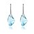 cheap Earrings-Women&#039;s Crystal Drop Earrings Long Rhinestone Earrings Jewelry Purple / Red / Blue For