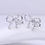 voordelige Oorbellen-Dames Oorknopjes Clip oorbellen - Verzilverd Strik Modieus Zilver Voor Bruiloft Feest Dagelijks