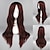 preiswerte Kostümperücke-Synthetische Perücken / Perücken Glatt Synthetische Haare Rot Perücke Damen Medium Cosplay Perücke Kappenlos