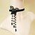 abordables Colliers-Cristal Noir Noir Noir Colliers Tendance Bijoux pour Mariage