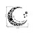 tanie Naklejki ścienne-naklejki ścienne naklejki ścienne, styl Crescent Moon naklejki ścienne pcv gwiazdek