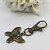 cheap Keychains-Fashion Unisex Retro Alloy Hollow Out Butterfly Pendant Keychains