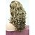 cheap Synthetic Half Wigs-new fashion 3 4 wig with headband blonde brown mix curly long women s half wigs