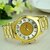 cheap Watches-Men&#039;s Fashion Watch Gold Wrist Watch - Golden White Pink