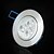 cheap LED Recessed Lights-5pcs LED Recessed Lights 350 lm 3 LED Beads High Power LED Dimmable Warm White Cold White / 5 pcs / RoHS