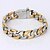 cheap Men&#039;s Bracelets-Men&#039;s Chain Bracelet Unique Design Work Casual Fashion Vintage Gold Plated Bracelet Jewelry Screen Color For