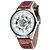 cheap Mechanical Watches-Men&#039;s Dress Watch Mechanical Watch Automatic self-winding Chronograph Band Analog White Black