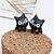 Χαμηλού Κόστους Μοδάτα Σκουλαρίκια-Γυναικεία Κουμπωτά Σκουλαρίκια Γάτα Ζώο Διπλής όψης χαριτωμένο στυλ Σκουλαρίκια Κοσμήματα Για