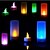 abordables Iluminación nocturna-W ) - Multicolor - Batería - A Prueba de Agua - Lámparas de Noche V )