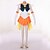 preiswerte Anime-Kostüme-Inspiriert von Sailor Moon Sailor Uranus Video Spiel Cosplay Kostüme Cosplay Kostüme Patchwork Kleid Kopfbedeckung Handschuhe Kostüme / Stirnband / Schleife / Schleife / Stirnband