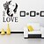 cheap Wall Stickers-People Cartoon Wall Stickers Words &amp; Quotes Wall Stickers Decorative Wall Stickers, Vinyl Home Decoration Wall Decal Wall Decoration