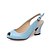 cheap Women&#039;s Heels-Women&#039;s Shoes Chunky Heel Peep Toe/Round Toe Pumps/Heels Dress Blue/White