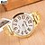 cheap Fashion Watches-Women&#039;s Fashion Watch Dress Watch Wrist Watch Quartz Gold Sparkle - Golden