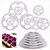 cheap Bakeware-6pcs Plastic Eco-friendly Nonstick For Cake For Cookie For Chocolate Dessert Decorators Bakeware tools