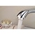 economico Rubinetti per lavandino bagno-Lavandino rubinetto del bagno - Cascata Cromo Installazione centrale Uno / Una manopola Un foroBath Taps