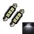 halpa Lamput-2pcs 1 W 60-70 lm 3 LED-helmet SMD 5050 Kylmä valkoinen 12 V / 2 kpl