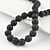 abordables Perles et fabrication de bijoux-Bijoux bricolage pcs kits de perles Noir Forme Ronde Pierre Perle 0.8 cm DIY Bracelet Colliers Tendance