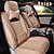 cheap Car Seat Covers-Leather 8 PCS Set All Seasons General Car Seat Covers Protection Seat Universal Fit Car Accessories