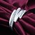 baratos Anéis-Anel de banda Zircônia Cubica Prata Prata de Lei Zircão Zircônia Cubica Importante Fashion / Mulheres