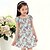 cheap Dresses-Girls&#039; Short Sleeves 3D Printed Graphic Dresses Cotton Dress Summer