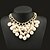 cheap Pearl Necklaces-Women&#039;s Statement Necklace Statement Tassel European Fashion Pearl Alloy Screen Color Necklace Jewelry For Party Special Occasion Birthday Gift