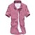 cheap Men&#039;s Shirts-Plaid Shirt - Cotton Casual Plus Size Red / Navy Blue / Pink / Blue
