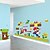 preiswerte Wand-Sticker-Tiere Cartoon Design Wand-Sticker Flugzeug-Wand Sticker PVC Haus Dekoration Wandtattoo Wand