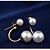 cheap Earrings-Lucky Star Women&#039;s Elegant Imitation Pearl Arc Earrings