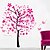 cheap Wall Stickers-Peach Blossom Large Flower Tree Wall Decal Removable Stickers Decor Kids Nursery