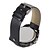 お買い得  軍用ミリタリー​ウォッチ-JUBAOLI 男性用 軍用腕時計 クォーツ レザー 2タイムゾーン ハンズ チャーム ファッション - イエロー レッド