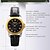 cheap Women&#039;s Watches-EASMAN Women’s Sapphire Dial Shape Vintage Black Genuine Leather Japan Movement Quartz Watch Wristwatch