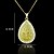 cheap Necklaces-18K Real Gold Plated Allah Muslim Zircon Pendant Necklace