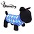 Χαμηλού Κόστους Ρούχα για σκύλους-Γάτα Σκύλος Φανέλα Καρό / Τετραγωνισμένο Ρούχα για σκύλους Ρούχα κουταβιών Στολές για σκύλους Αναπνέει Κόκκινο Μπλε Στολές για κορίτσι και αγόρι σκυλί Βαμβάκι XS Τ M L