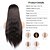 cheap Human Hair Wigs-8 26 indian virgin hair straight glueless lace wig lace front wig color 2 with baby hair for black women