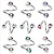 Χαμηλού Κόστους Κοσμήματα Σώματος-Γυναικεία Κοσμήματα Σώματος 2 cm Piercing χειλιών / Labret, Lip Piercing Jewelry / Piercing αυτιών Κρυστάλλινο Μοναδικό / Μοντέρνα Κρύσταλλο / Ανοξείδωτο Ατσάλι Κοστούμια Κοσμήματα Για / Χείλη
